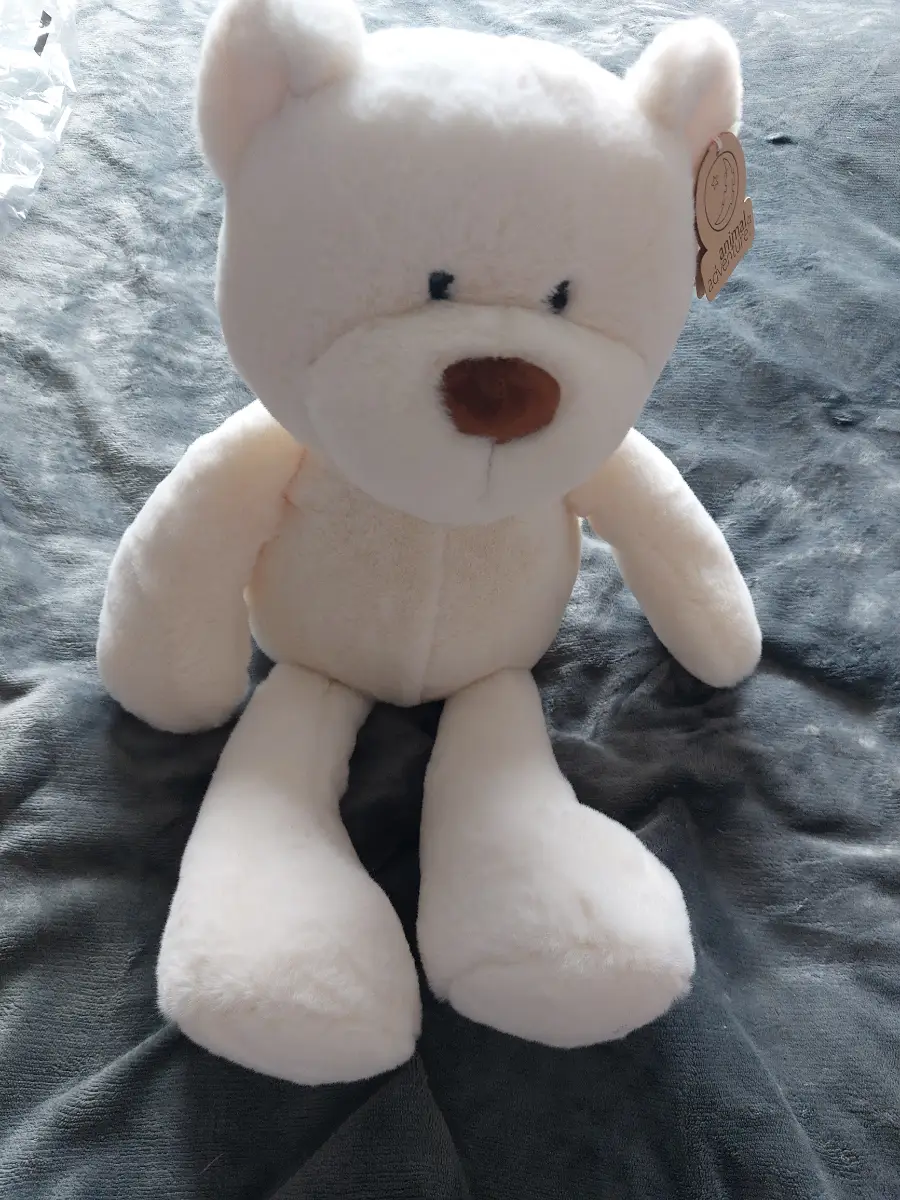 Cute Rainbow Designs Dangle Bears Bear Soft Plush Toy, Ivory | BNWT
