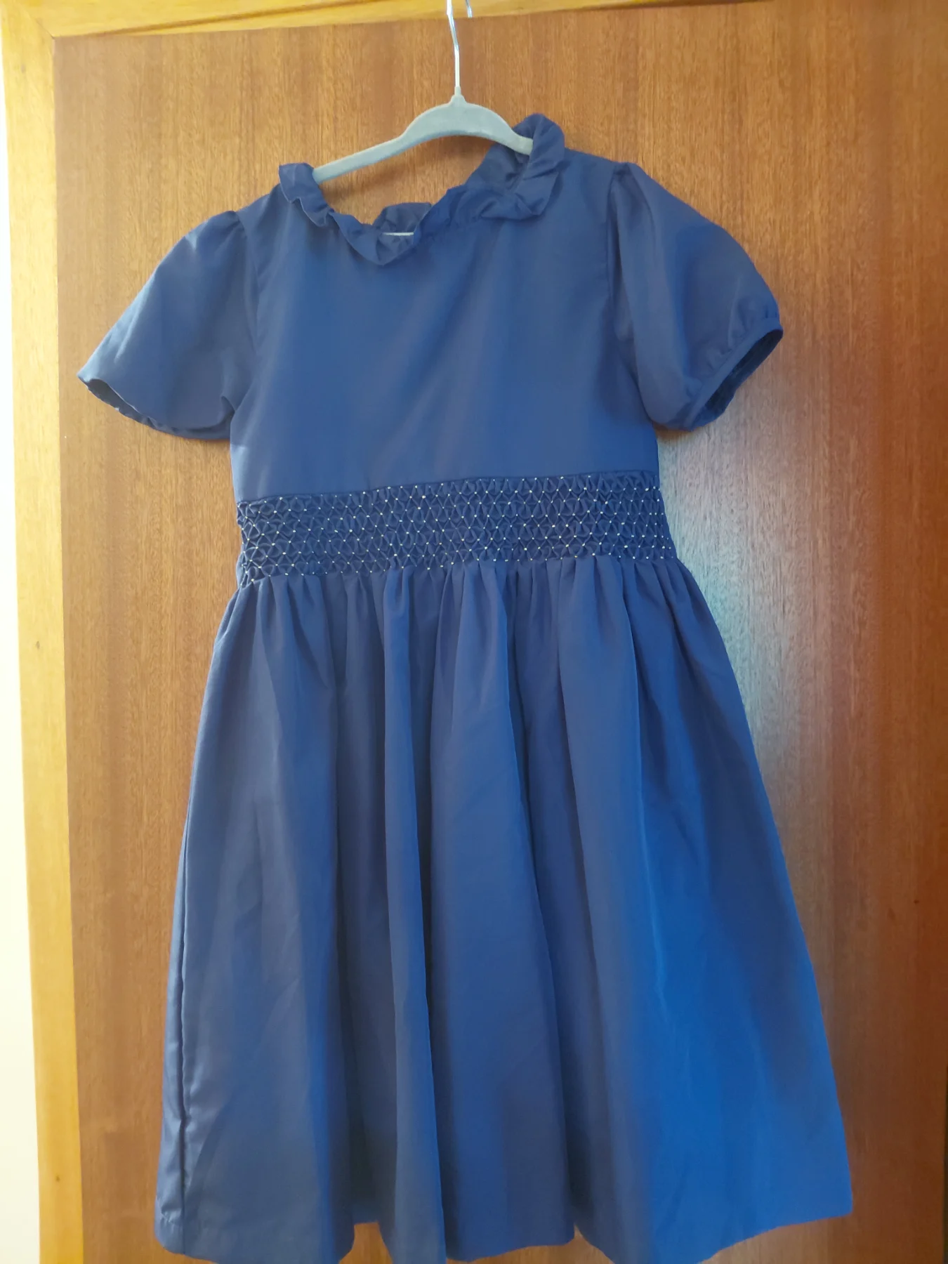 John Lewis Heirloom girls dress - Navy