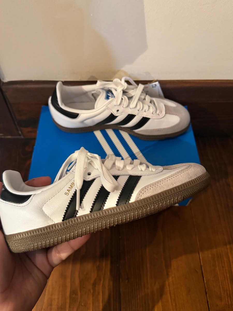 Adidas Samba OG UK 3 White and Core black