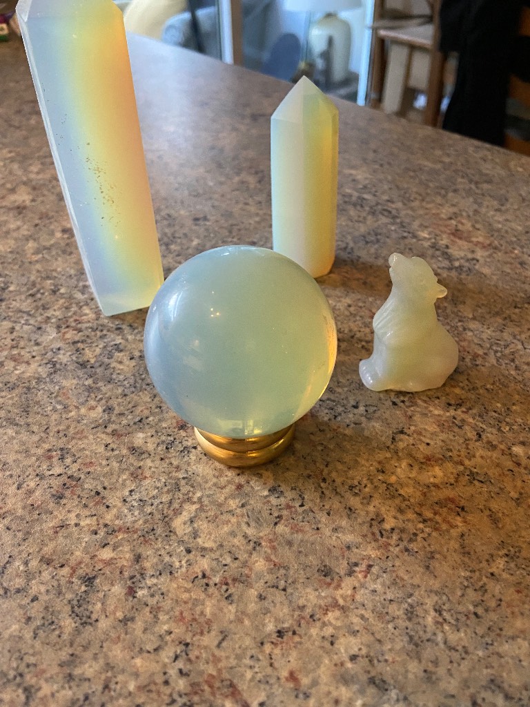 Opalite crystal bungle