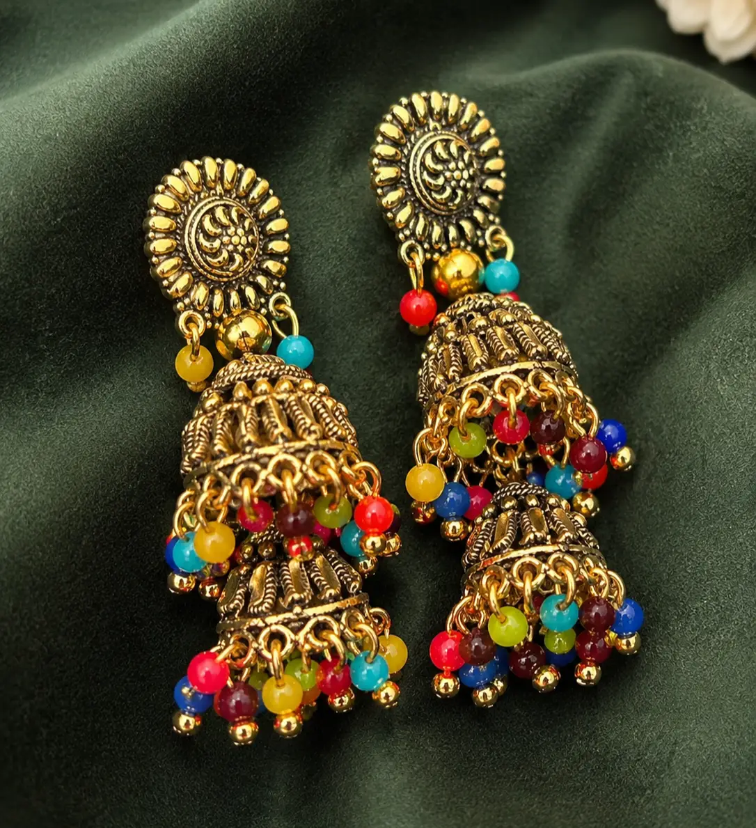 Jhumka earrings