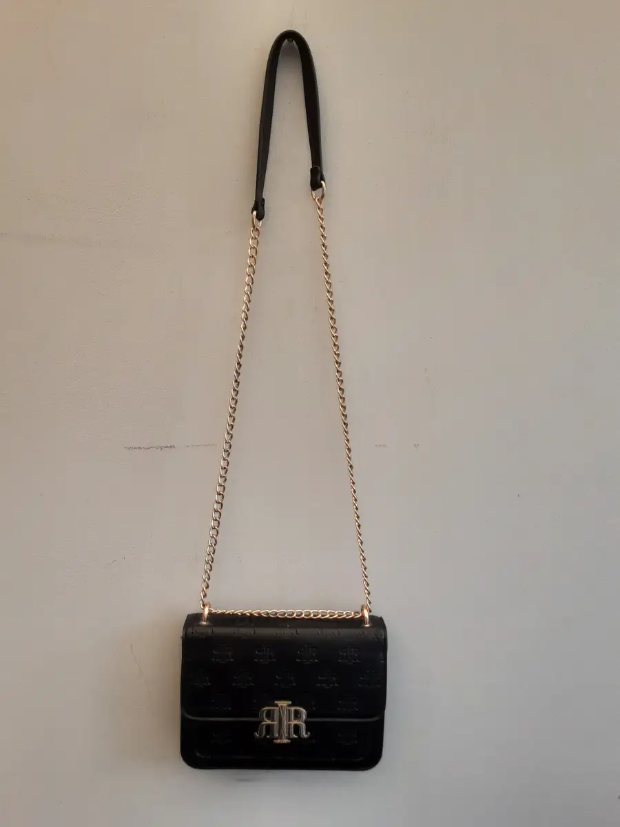 River Island Black Crossbody Bag Excellent Condition