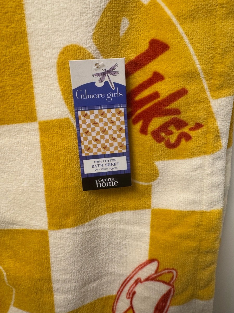 Asda George Lukes Gilmore Girls Bath Sheet