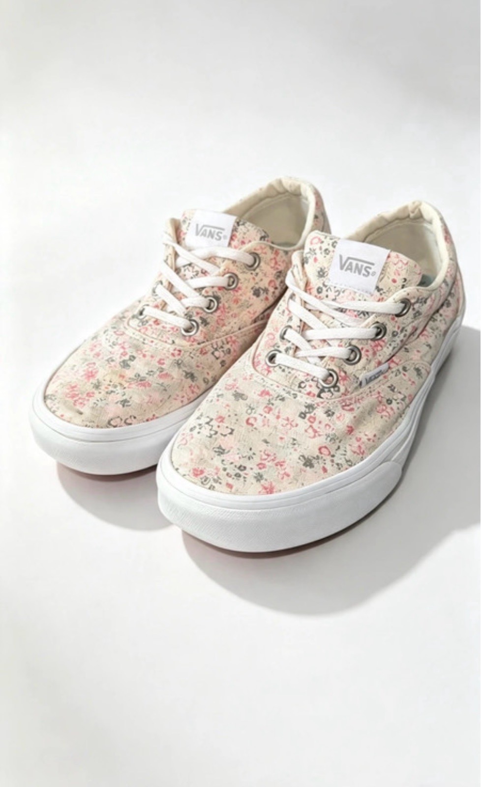 Vans Floral Canvas Low Top Trainers Plimsolls UK 6 EUR 39
