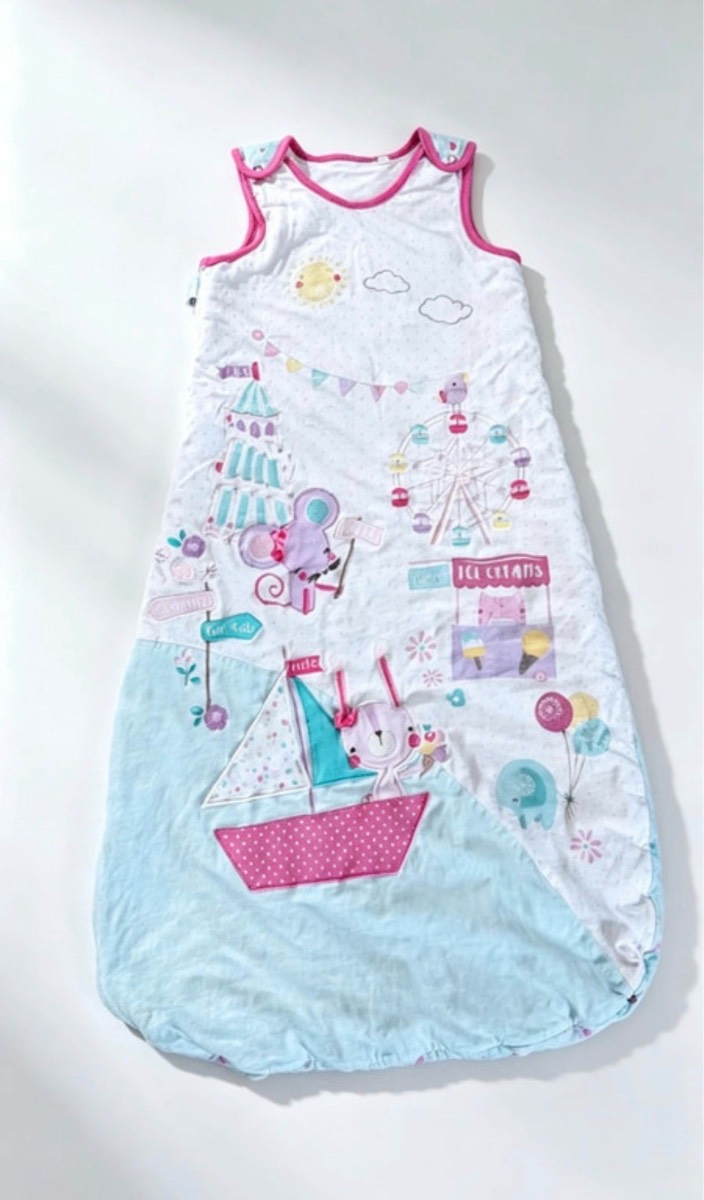 Tu Baby Girl Seaside Funfair Embroidered Sleeping Bag 1.5 Tog 18-24M