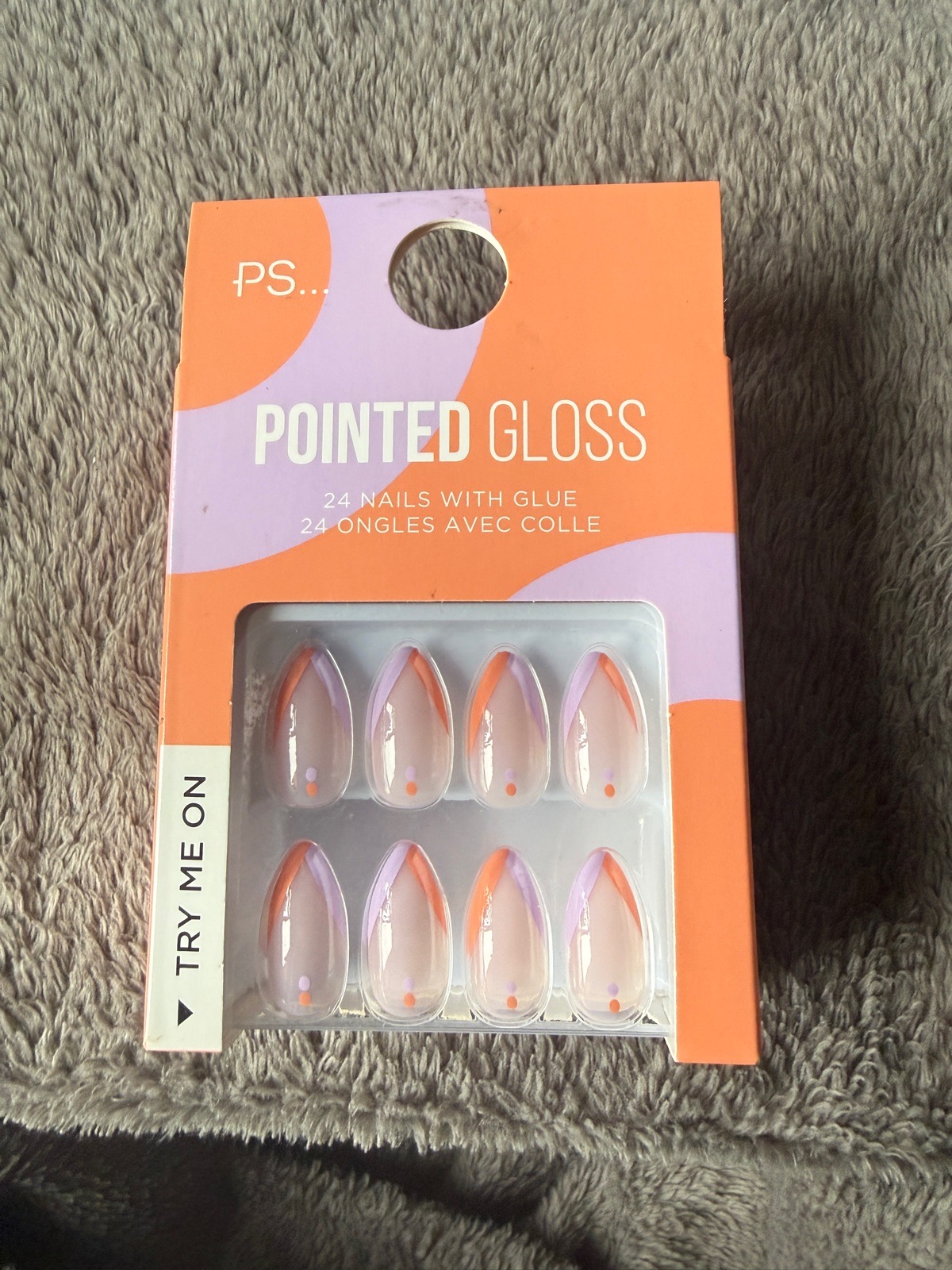 Brand new and unused PS... Pointed Gloss false nails from Primark.