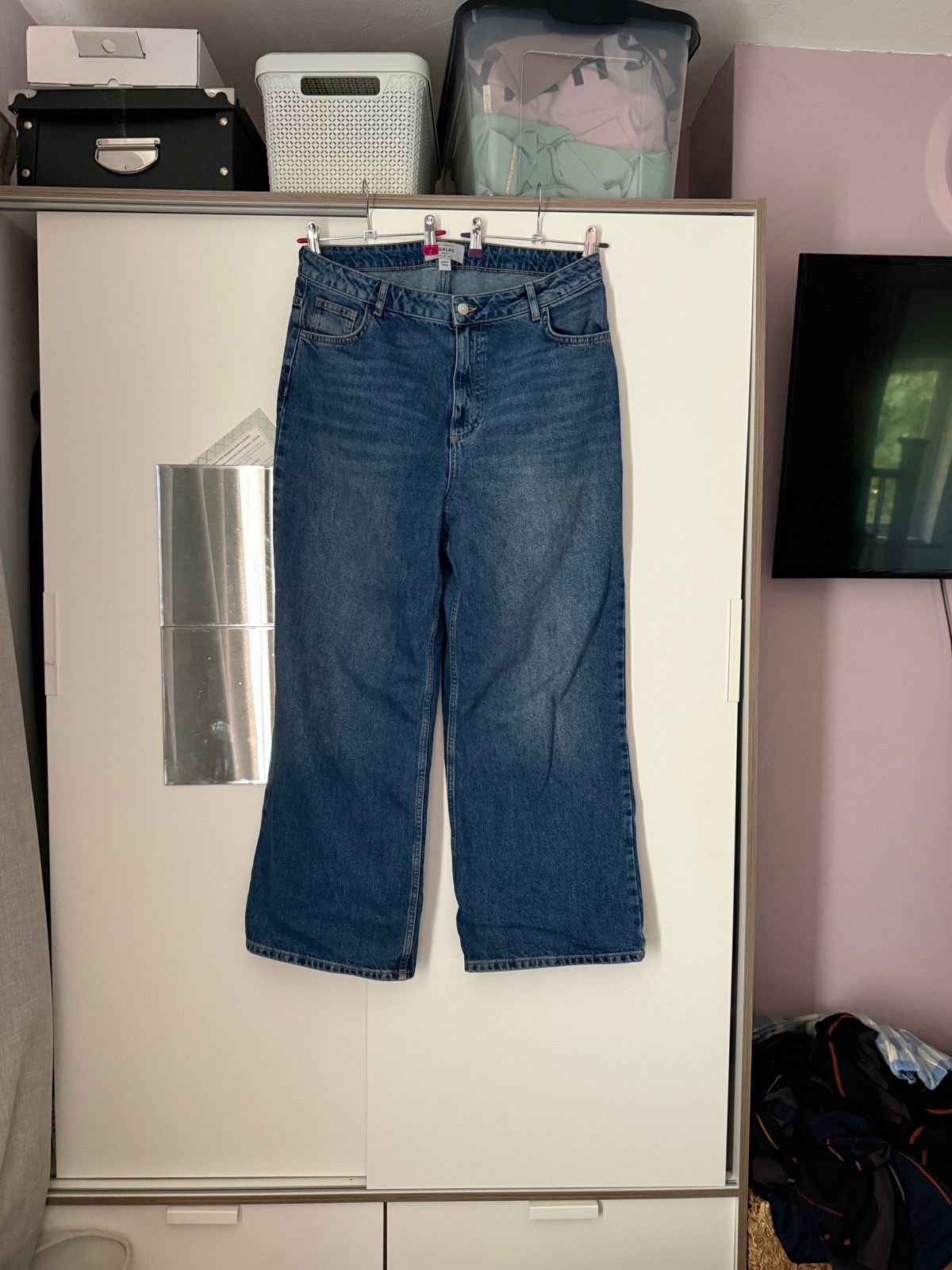New Look Adalae Wide Leg Jeans – UK 16 Short
