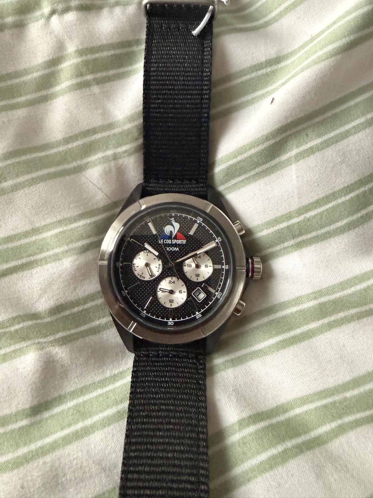 Brand New Le Coq Sportif Essential Black Watch with Box & Tags