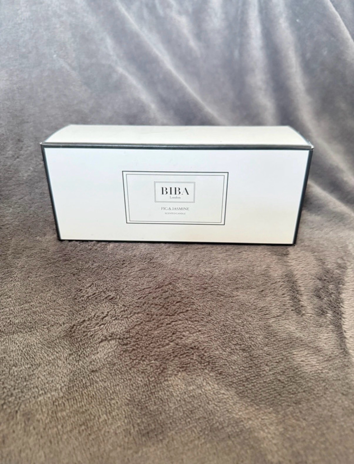 BIBA London Fig & Jasmine Candle Gift Set (3×85g) | New in Box