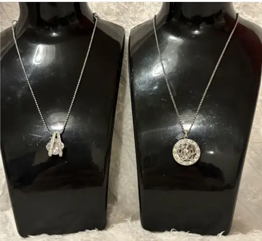 Fashion Silver Plates Necklaces Bundle