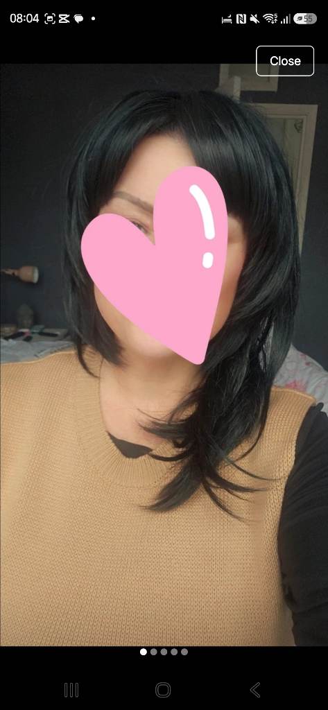 Beautiful Korean Black Wig