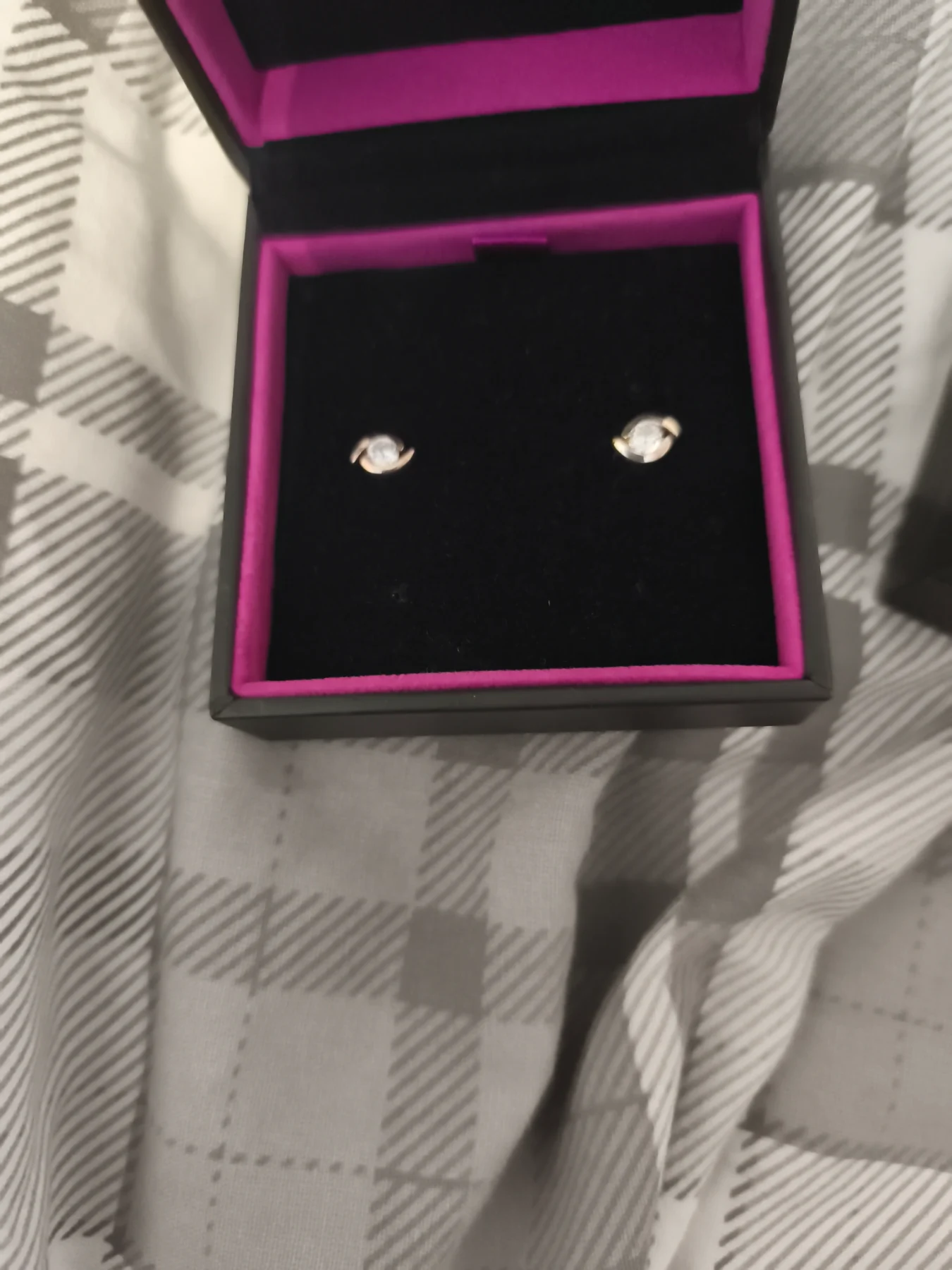 Silver earrings