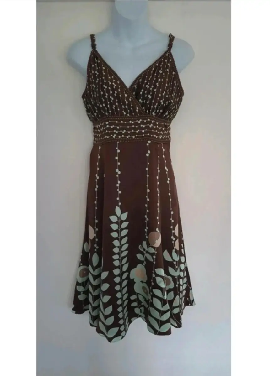 Ted Baker Latifa vintage style y2k slip midi dress UK size 12