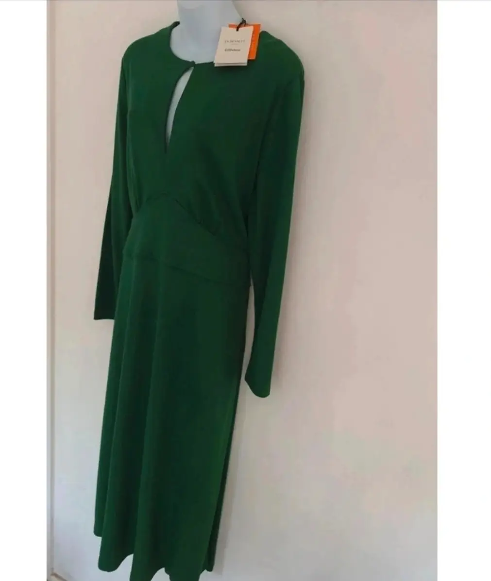 LK Bennett Dr Sera keyhole structured midi dress UK size 18 brand new with tags