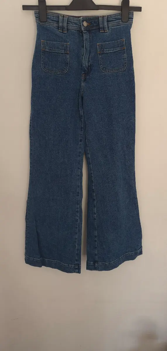 Paris Atelier & Other Stories wide leg denim jeans UK size 6