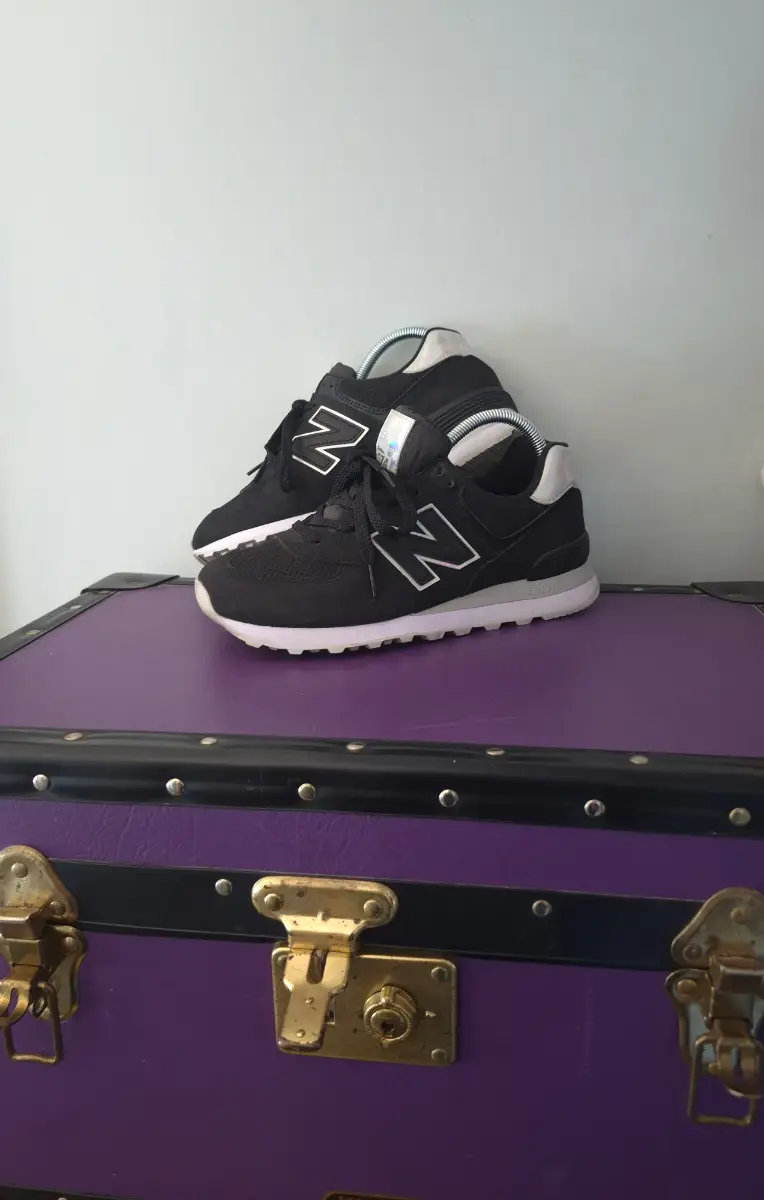 New Balance 574 Encap womens suede pearlescent trainers UK size 7