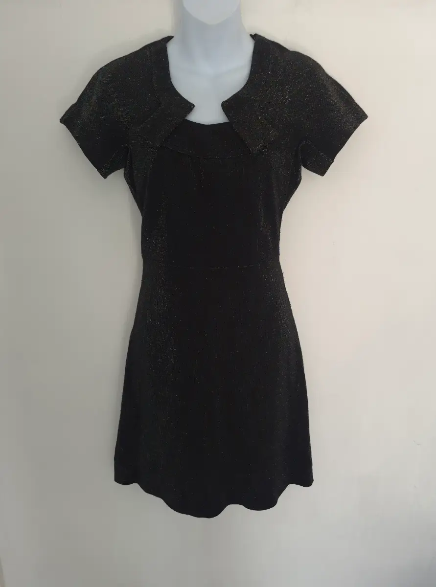 See By Chloe metallic shimmer wool blend party and cocktail dress UK size 8