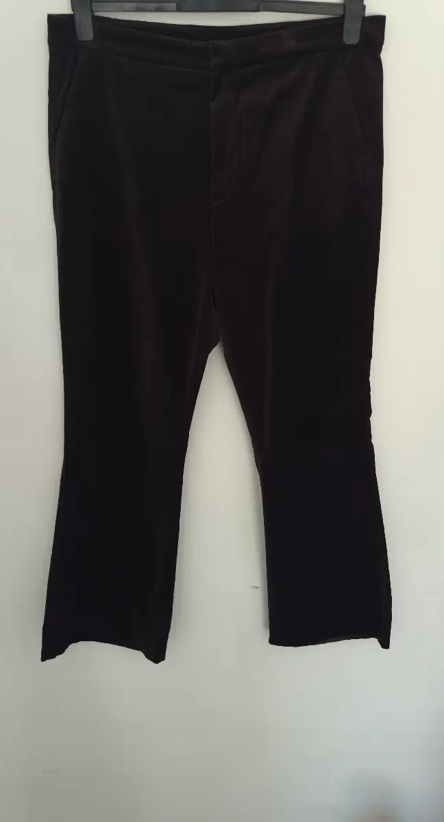 Massimo Dutti Velvet flare womens formal trousers UK size 16