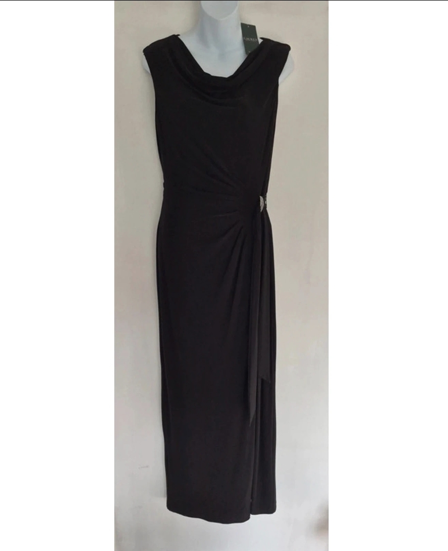 Ralph Lauren Shayla womens evening maxi gown UK size 8 brand new with tags