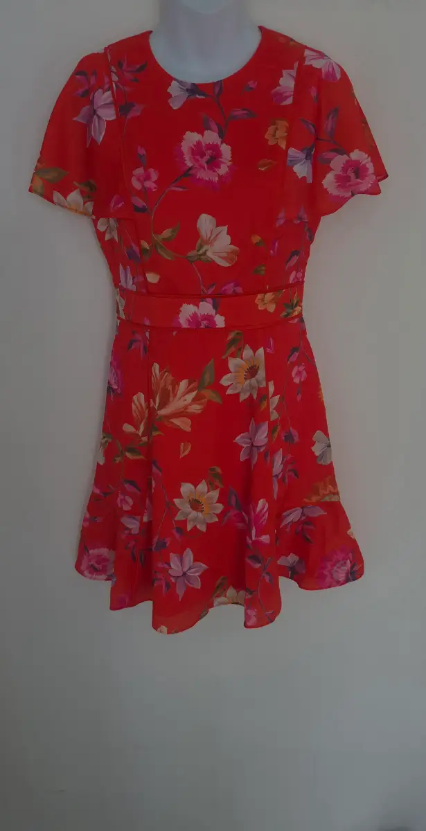 Ted Baker London Mira floral mini party and cocktail dress UK size 8