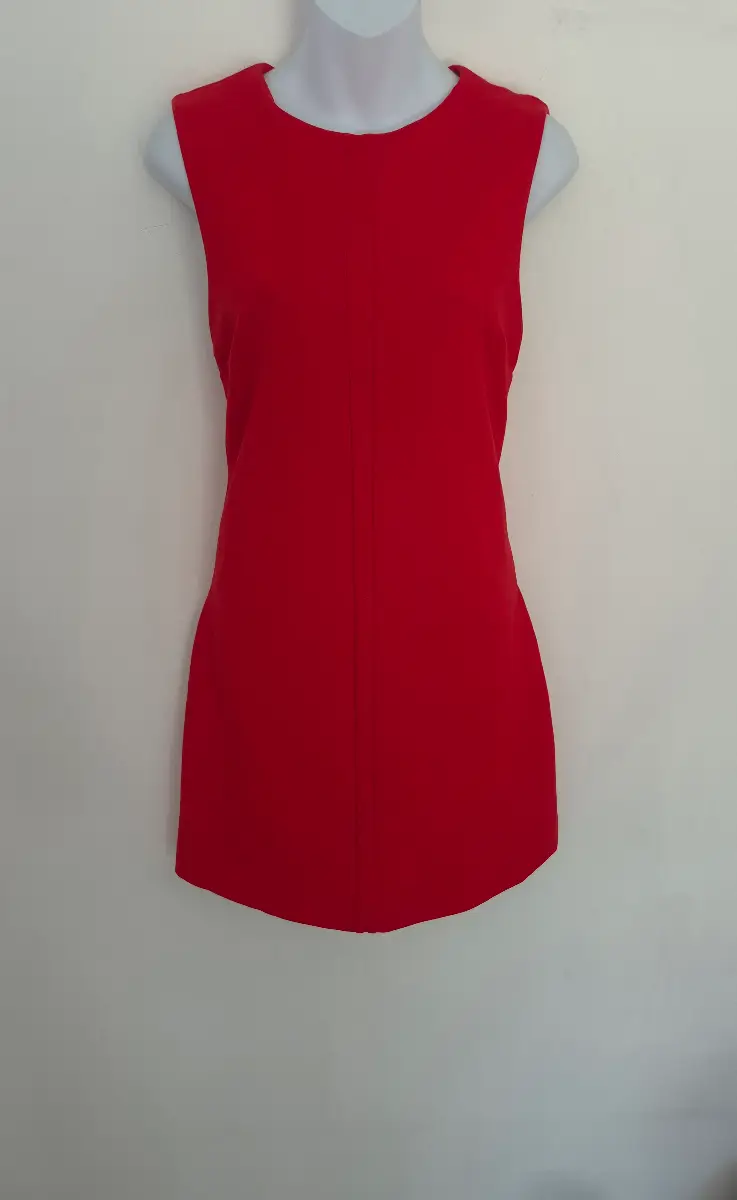 Ted Baker premium collection vibrant red sleeveless dress UK size 12
