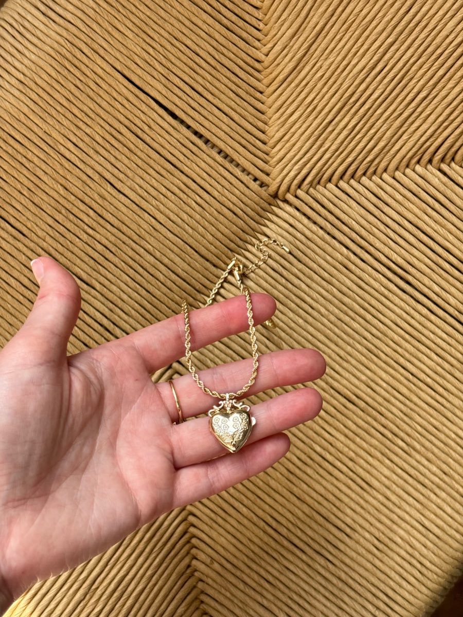 Gorgeous heart necklace locket