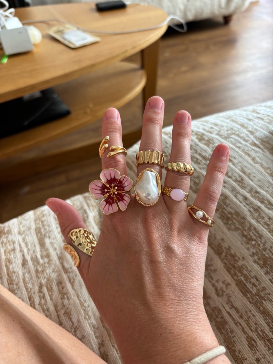 Yk2 style rings set