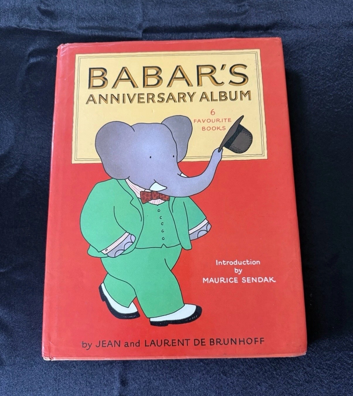 Babar’s Anniversary Album Children Vintage Elephant Book Art Maurice Sendak 1981