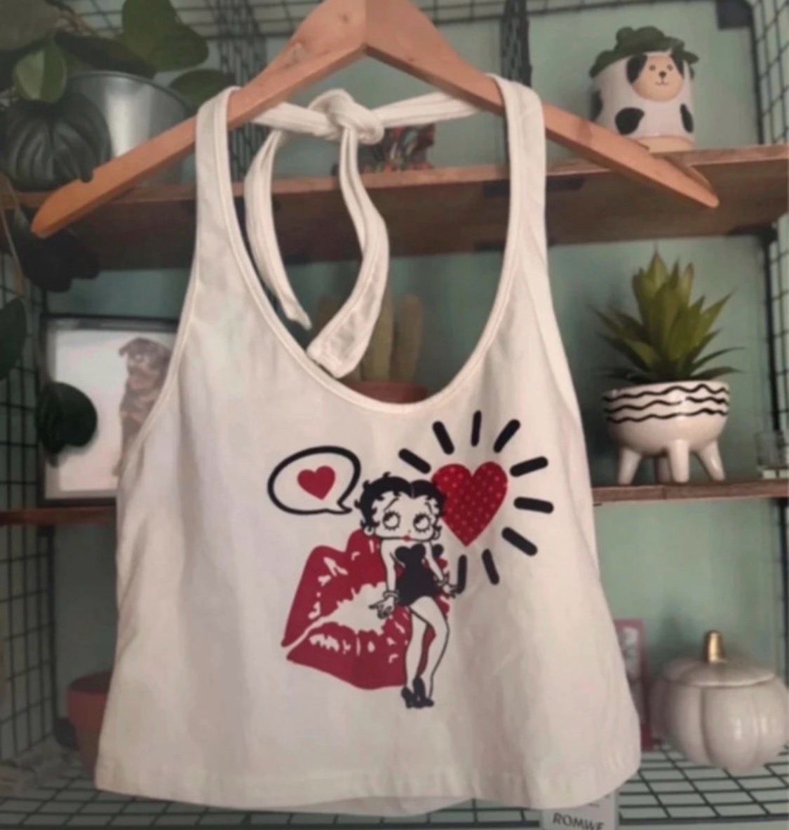 Betty Boop Size Medium Halterneck New