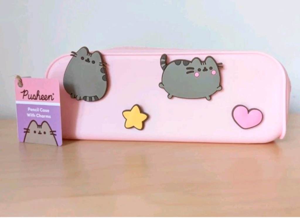 Pusheen Pencil Case With Charms