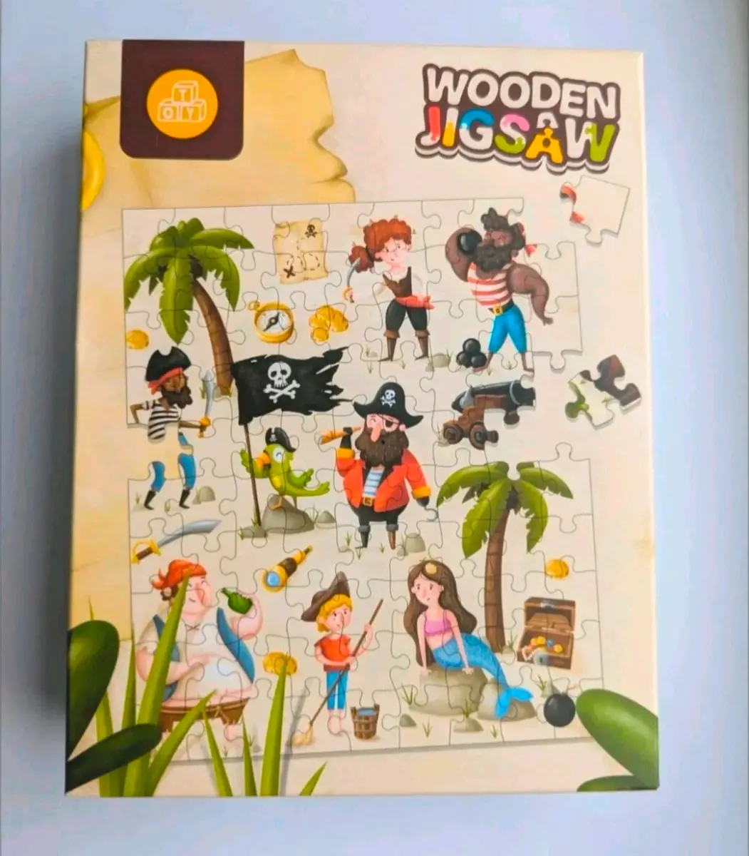 Pirate Jigsaw Puzzle For Kids 90 Pieces