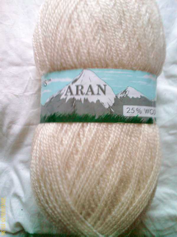 Ben Nevis Aran 400gm ball Knitting Yarn 25% Wool mix