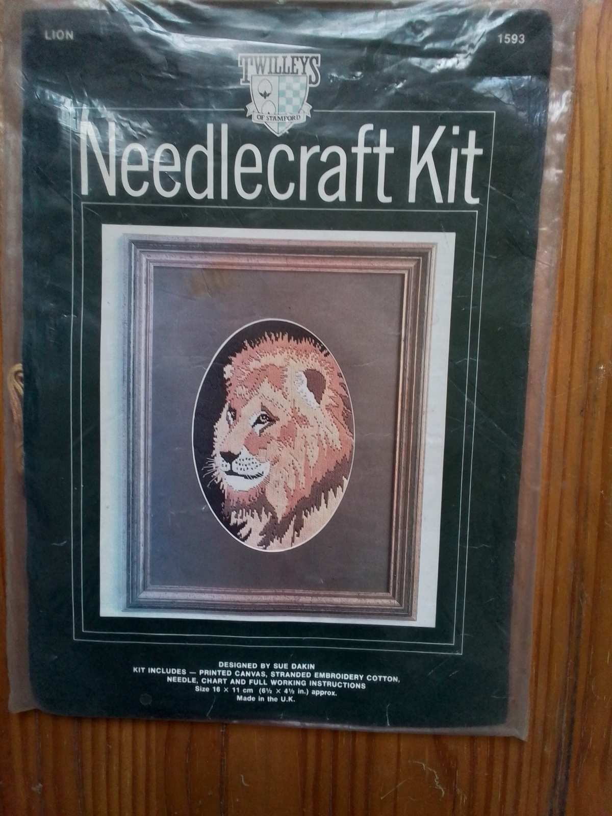 Twilleys Needlecraft Kit Lion 1593 by Sue Dakin