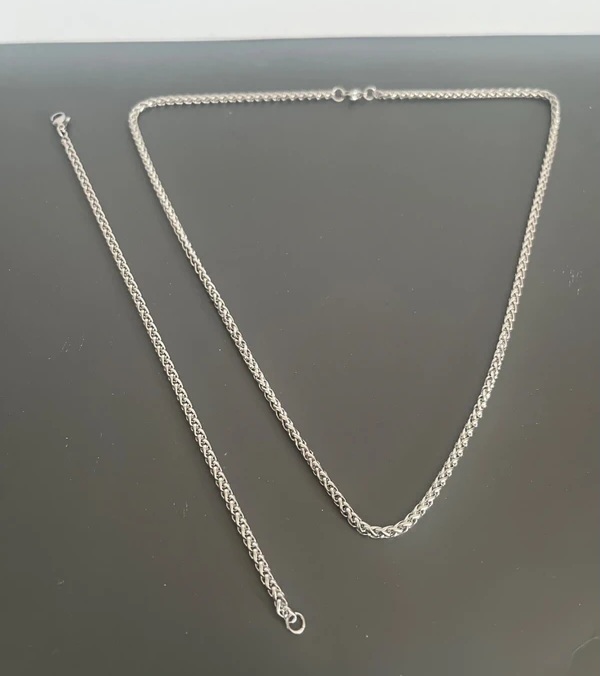 Stainless steel chain set