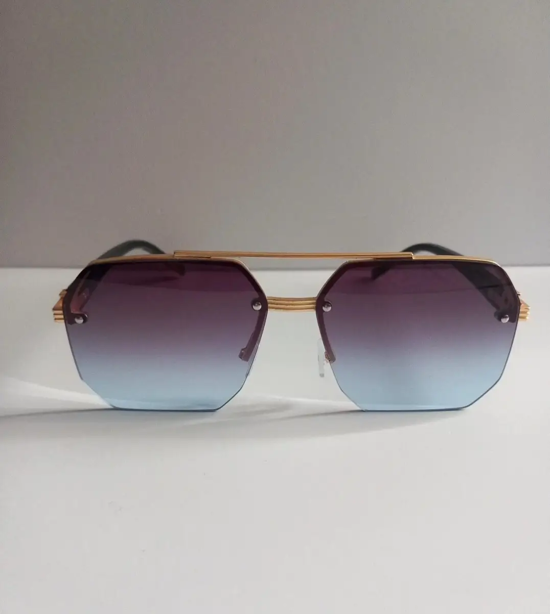 Sunglasses Gold-blue