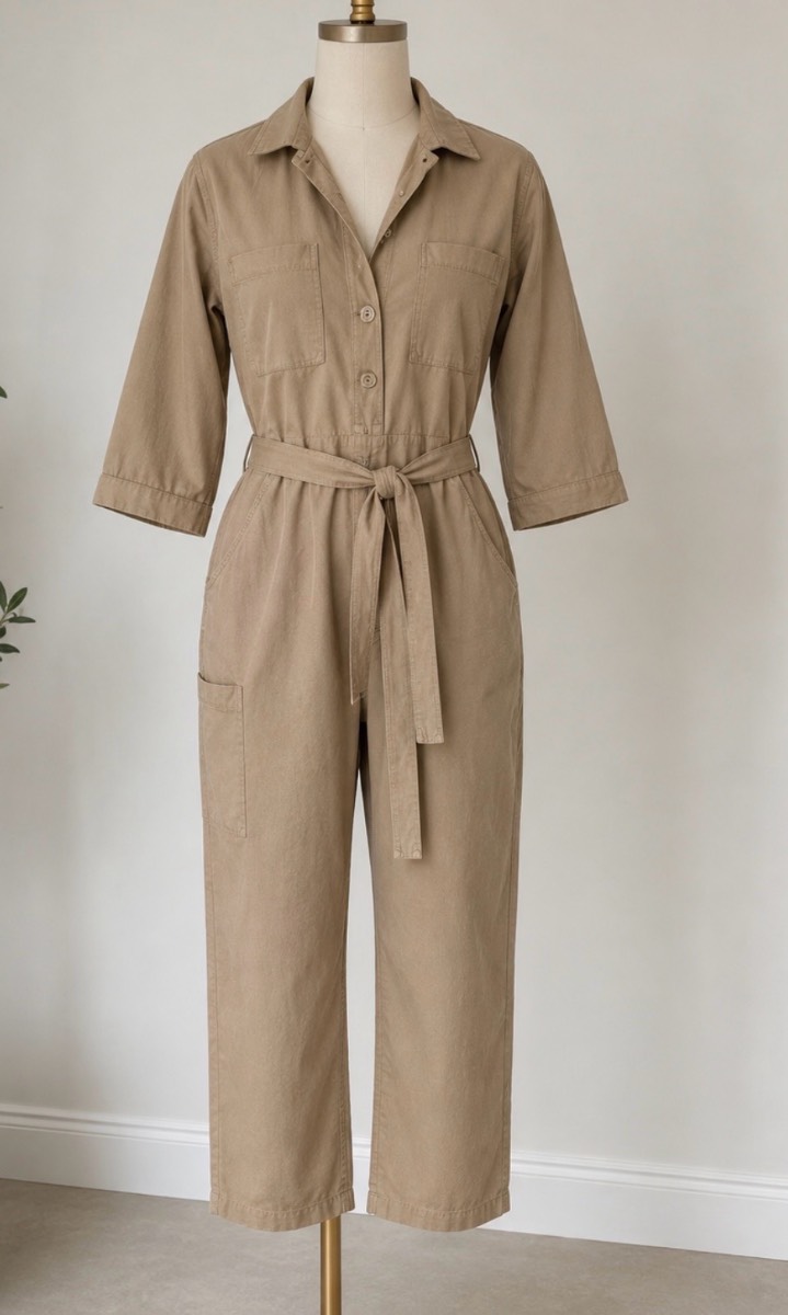 ASOS slightly cropped jumpsuit size 8