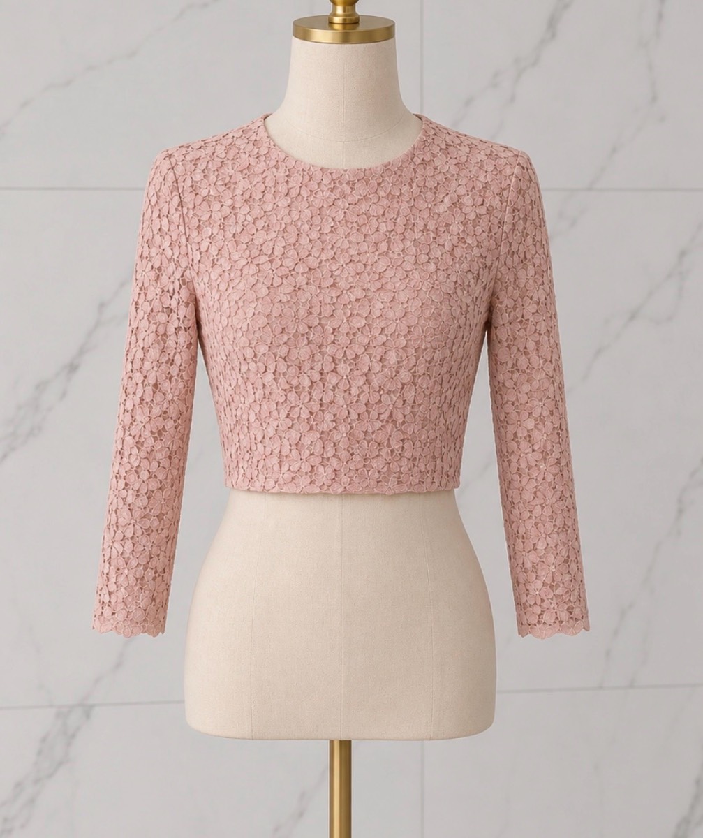 Topshop petite lace style top size 10