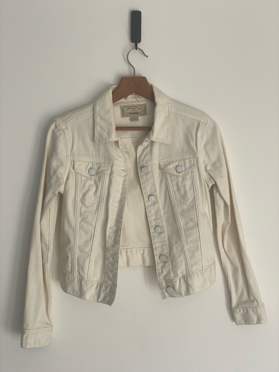 AllSaints Cole Denim Jacket – Off White