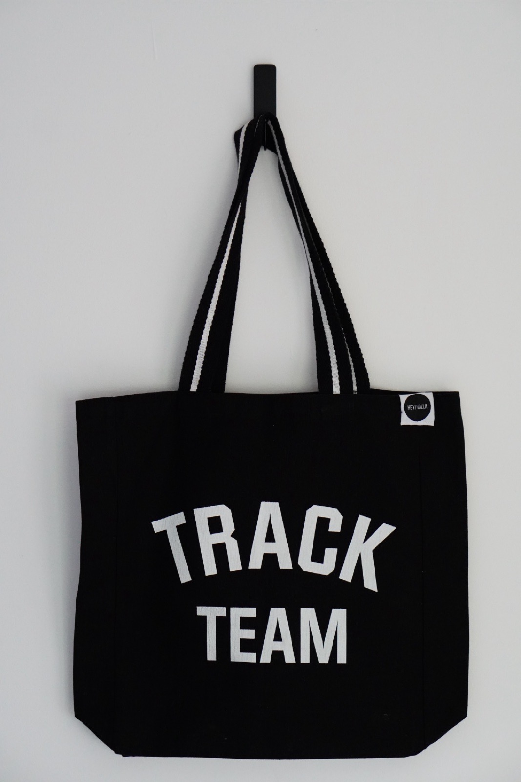 Hey! Holla "TRACK TEAM" Canvas Tote Box Bag