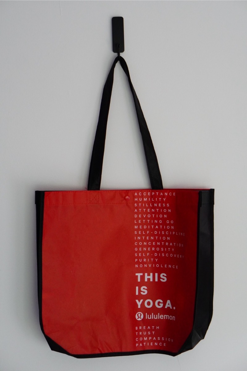 Large Lululemon Shopping Tote Bag