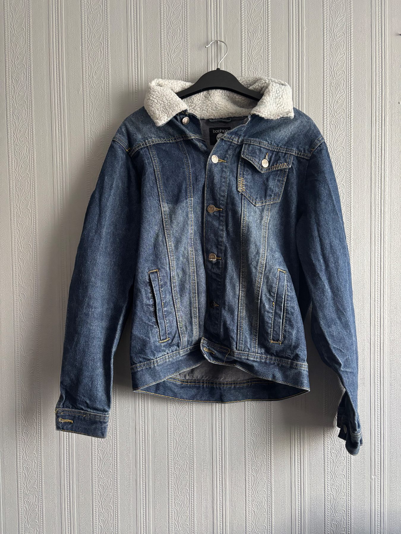 BoohooMAN Blue Denim Jacket Medium