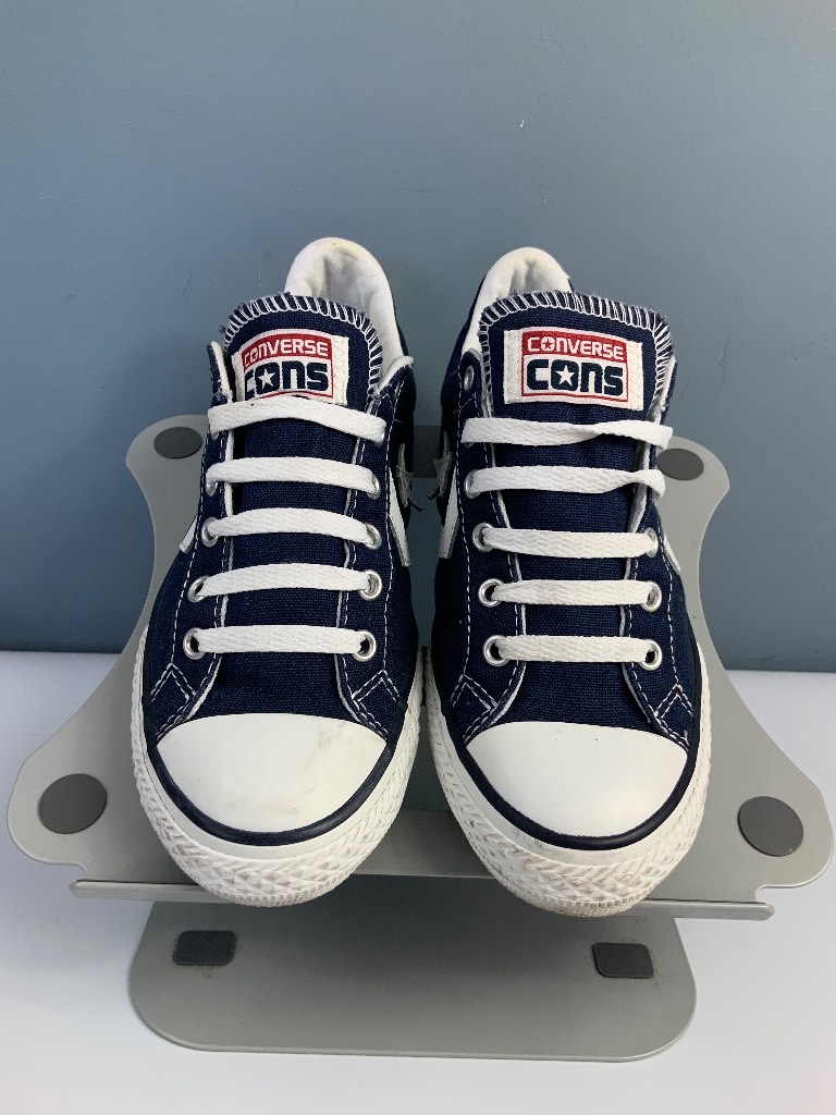 Converse Cons Star Player Navy Blue Low Top Sneakers Junior UK 3 US 3.5 Canvas