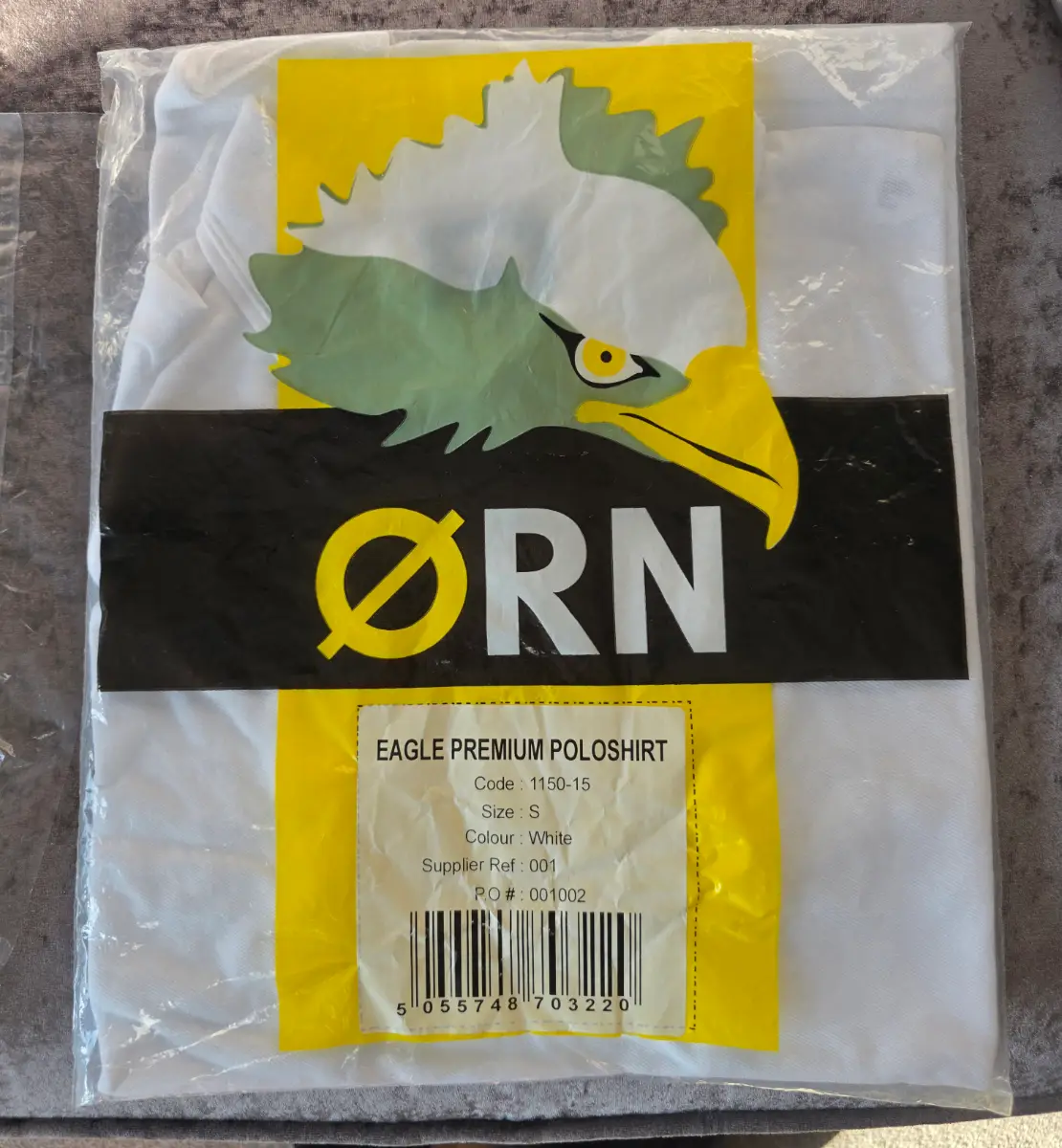 Orn White polo shirts size small