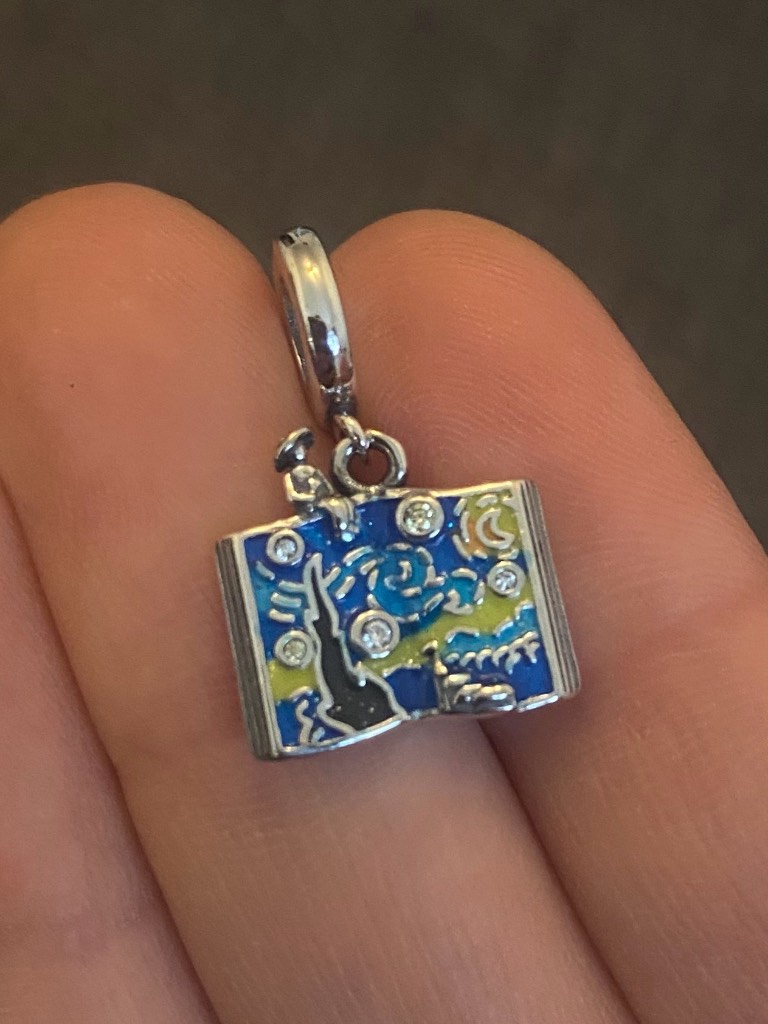 Vincent Van Gogh Book Dangle Charm