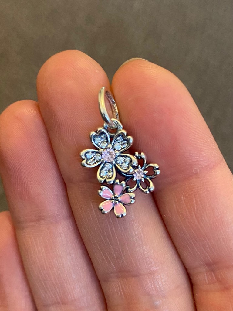 Sakura Flowers Dangle Charm