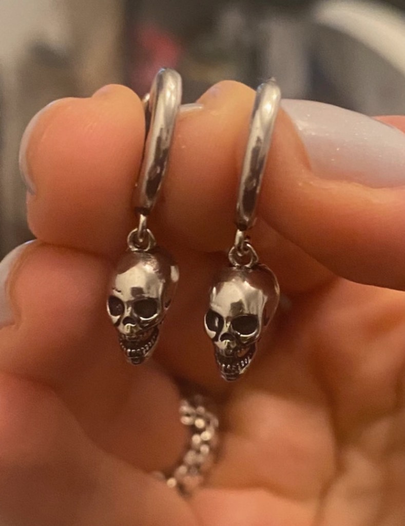 Skulls Hoop Earrings