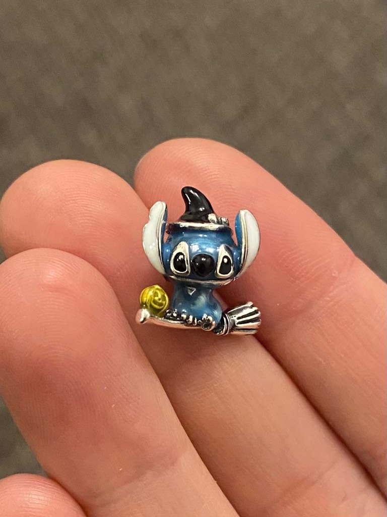 Lilo & Stitch Halloween Witch on Broom Charm