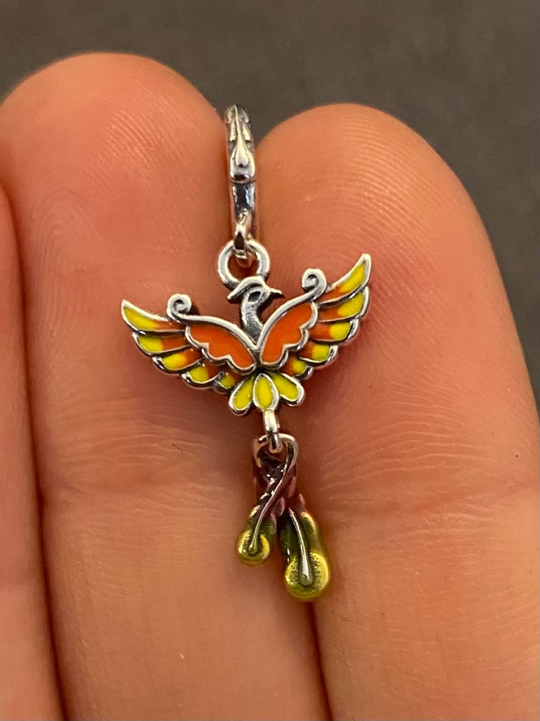 Phoenix Bird Dangle Charm