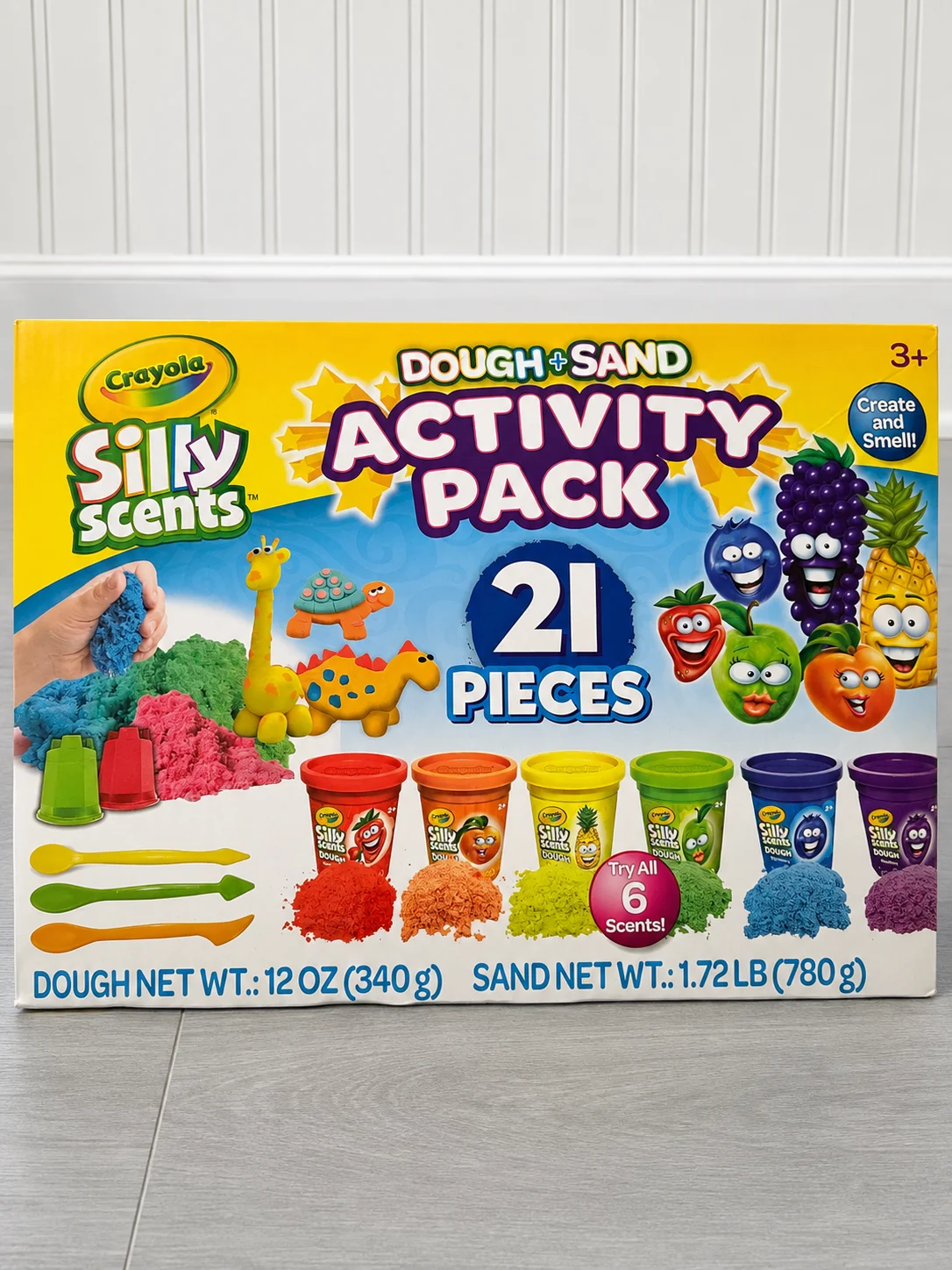 Brand new and sealed crayola silly scents sand and dough activity pack