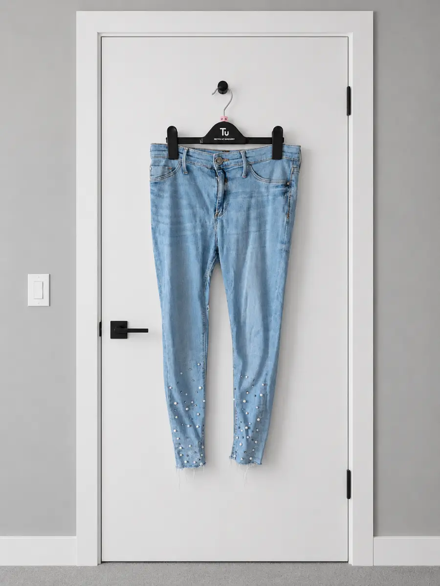 Womens river island pearl jeans size 12